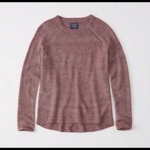 A&F pullover zipper sweater